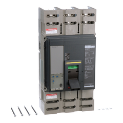 Square D PGL36100U31A 3-Pole 1000 Amp 600 Volt Electronic Trip Molded Case Circuit Breaker