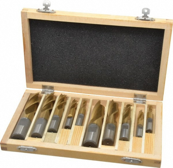 VALUE COLLECTION Value Collection 320-0003 Square End Mill Set 10 Pc Hss