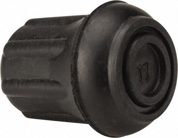 VALUE COLLECTION Value Collection IRCT-625-BKN Rubber Crutch Tip 5/8 in