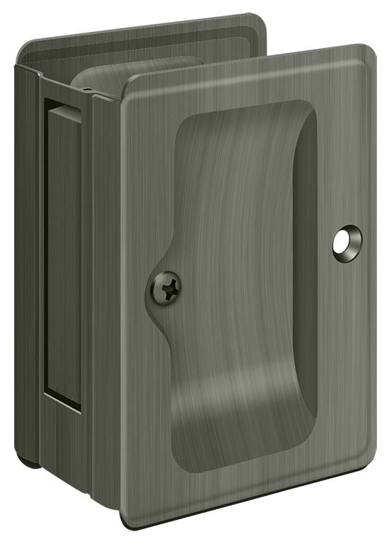 DELTANA Deltana SDPA325U15A Pocket Door Lock Antique Nickel