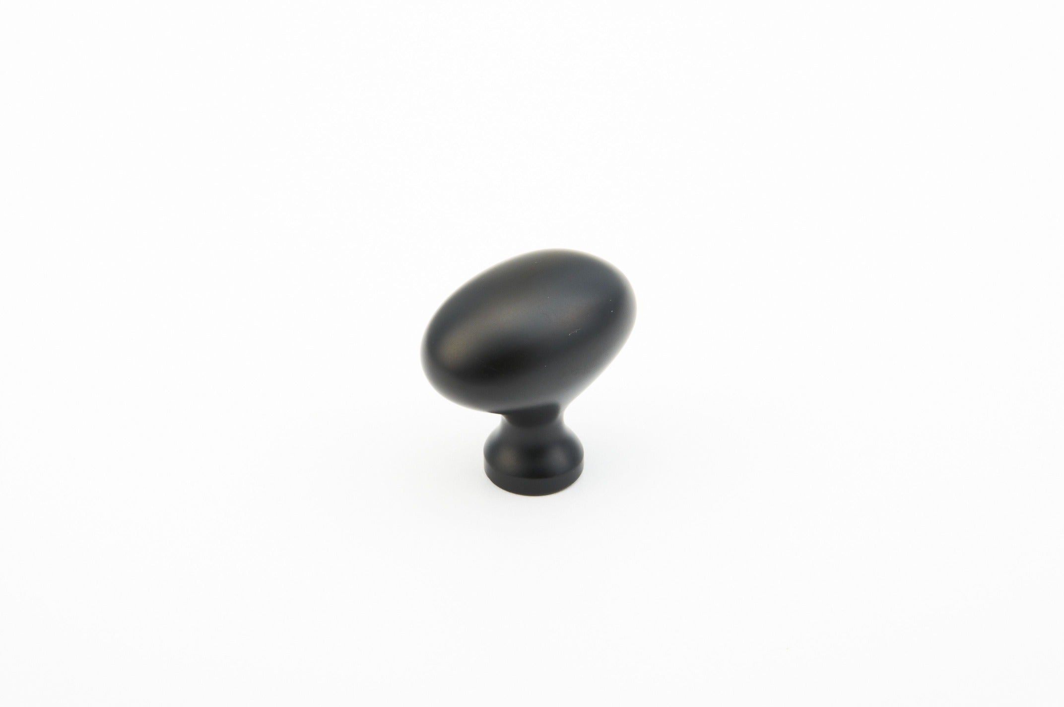 SCHAUB Schaub 719-FB Oval Cabinet Knob Flat Black