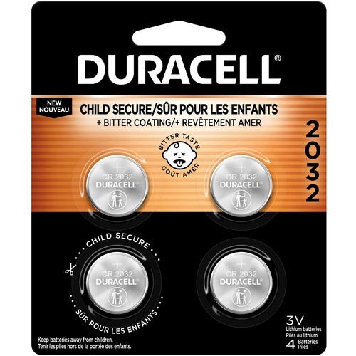 DURACELL Duracell U.s.a. DURDL2032B4 Lithium Coin Battery 2032 4-pack