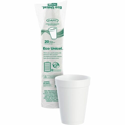 DART Dart Container Corp DCC14J16 Insulated Foam Cup 14 Oz