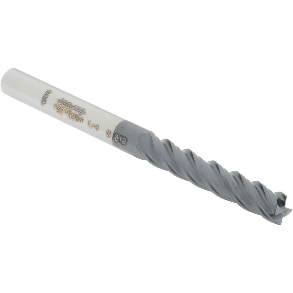 ACCUPRO Accupro 12180493 Corner Radius End Mill 1/4 in 4 Flute Carbide