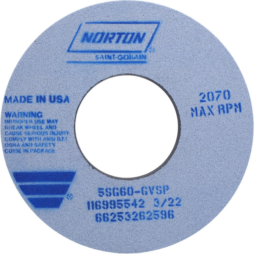 NORTON Norton 66253262596 Surface Grinding Wheel 12in 60 Grit