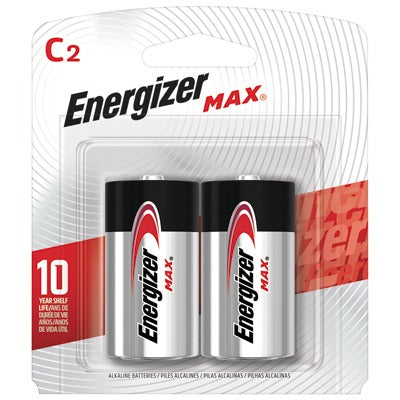 ENERGIZER Eveready Battery Co E93BP-2 C Alkaline Battery 2 Pack