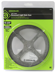 Greenlee 35713 Recessed Light Hole Saw Steel Toothed 6-3/8