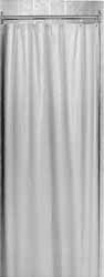 BRADLEY Bradley 9537-727200 Shower Curtain 72x72 White Antibacterial