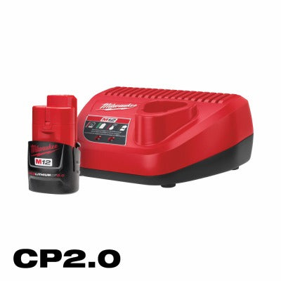 MILWAUKEE Milwaukee 48-59-2420 M12 2.0ah Battery Charger Kit