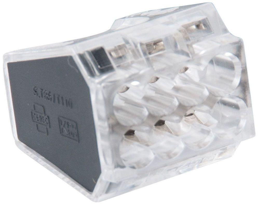 GARDNER BENDER Gardner Bender 19-PC8 PushGard 8-Port 600V Push-In Connector (10-Pack)
