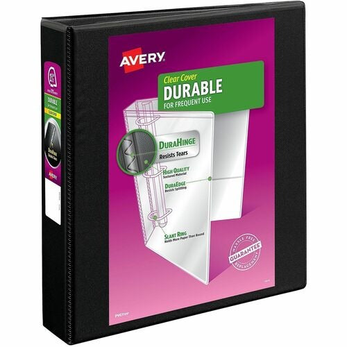 AVERY Avery AVE09400 View Binder 1.5 Inch Black Linen