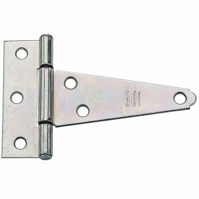 NATIONAL HARDWARE National Mfg N129-031 4 in Zinc Extra Heavy T-hinge 5 Pack