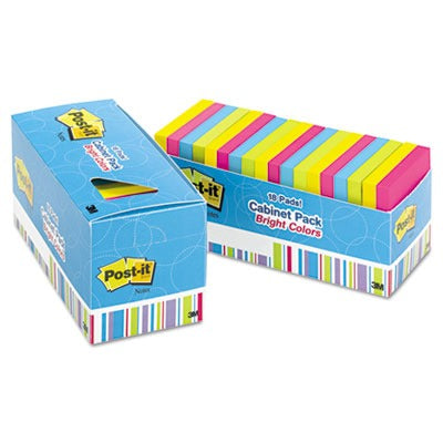 3M 3M MMM65418BRCP Post-it Notes Cabinet Pack (3 x 3, 18/Pack)