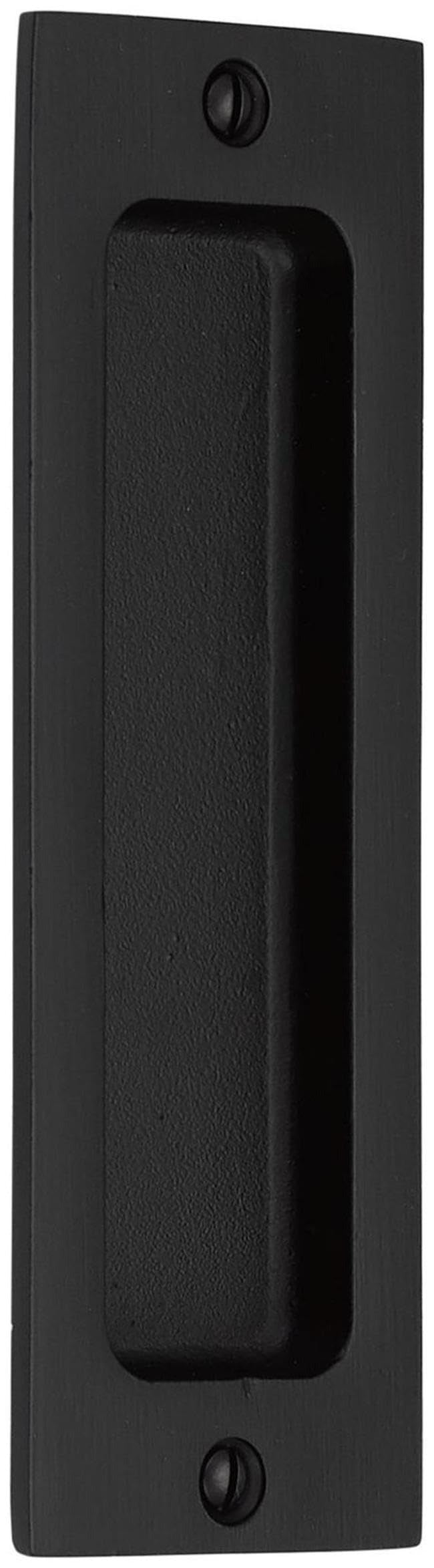 EMTEK Emtek 220406FB Sandcast Bronze Rectangular Flush Pull 6 in
