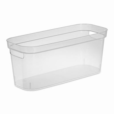 STERILITE Sterilite 13288608 Narrow Clear Storage Bin 8 Pack