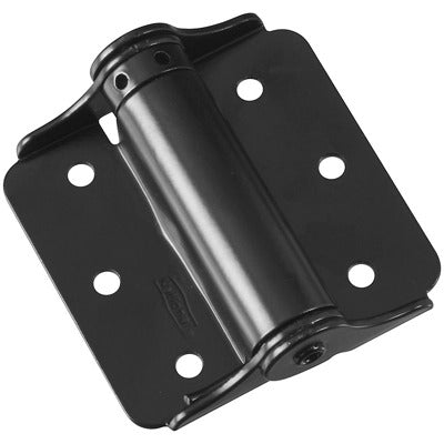 NATIONAL HARDWARE National Mfg N114-975 Adjustable Spring Hinge Black 2 Pack