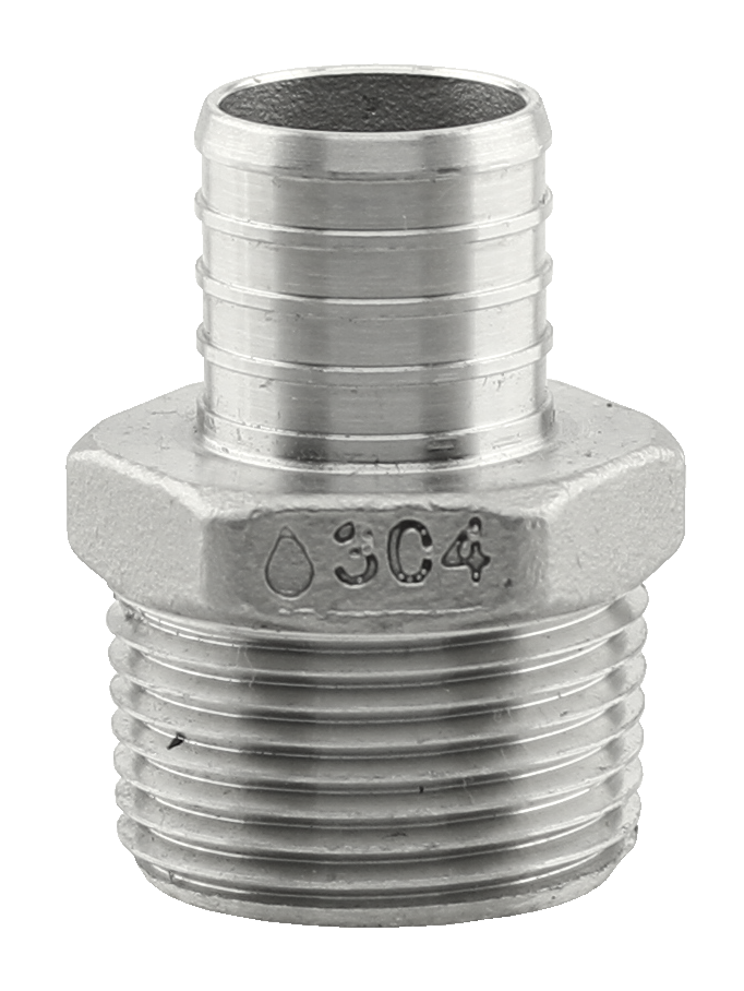 PLUMBEEZE Plumbeeze PE-PS-MA05 Pex x Mpt Adapter (1/2 inches)