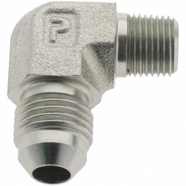 PARKER Parker 10327 Steel 90 Elbow Fitting 5/16 in Od 1/8-27 Nptf