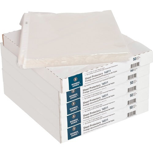 BUSINESS SOURCE Business Source BSN16511CT Sheet Protectors 5 Mil Letter