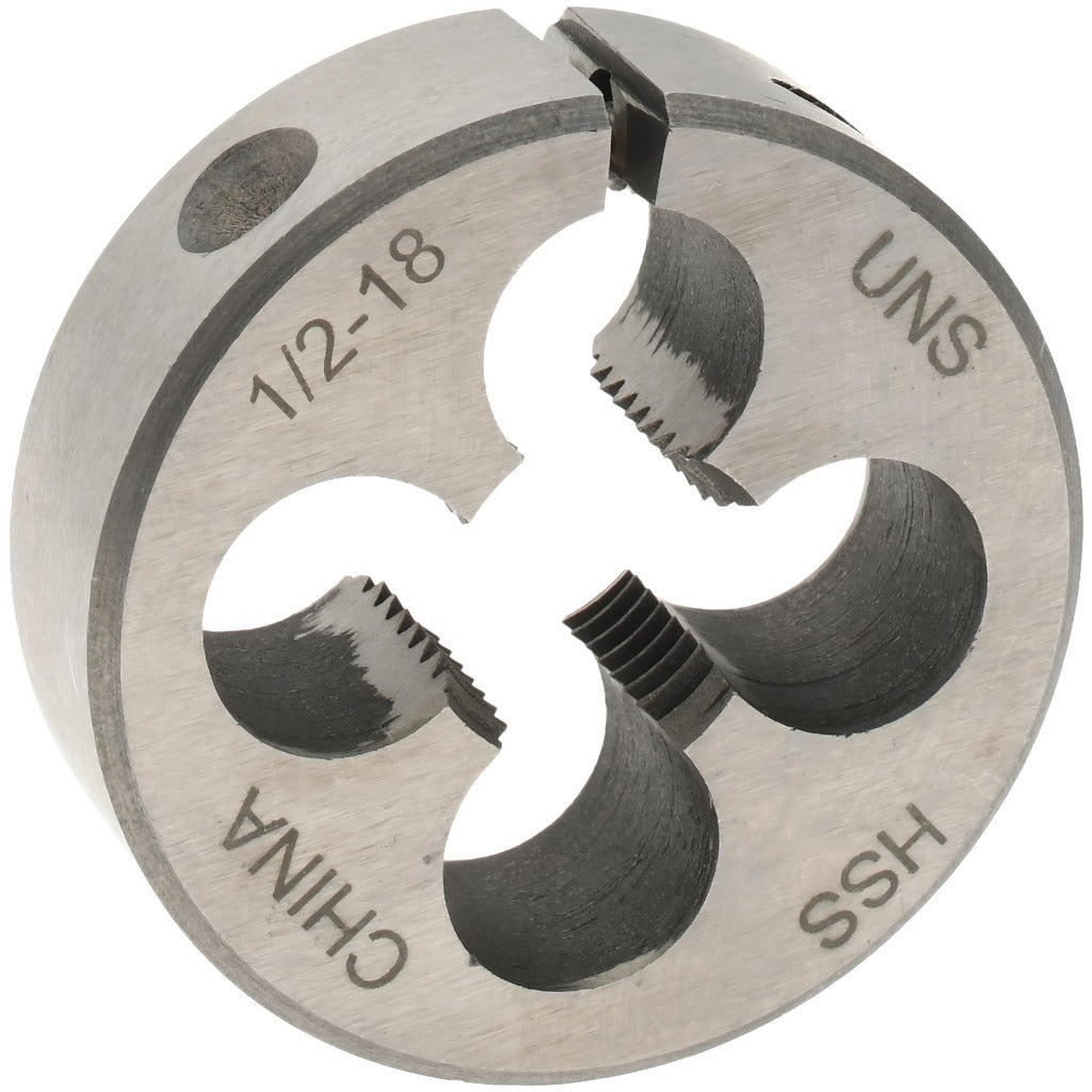 VALUE COLLECTION Value Collection 315-1207 Round Die 1/2-18 Uns Hss