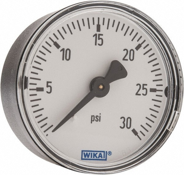 WIKA Wika 4253272 Pressure Gauge 0-30 Psi 2 in Dial Npt Back Mount