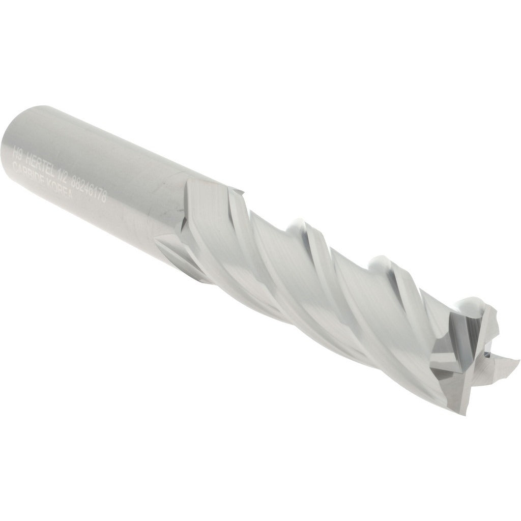 HERTEL Hertel 12469575 Square End Mill 1/2 in 4 Flute Carbide