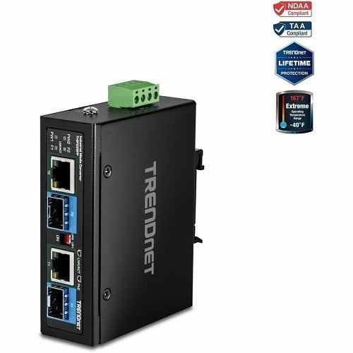 TRENDNET Trendnet TI-BF22SFP Industrial Poe++ Media Converter