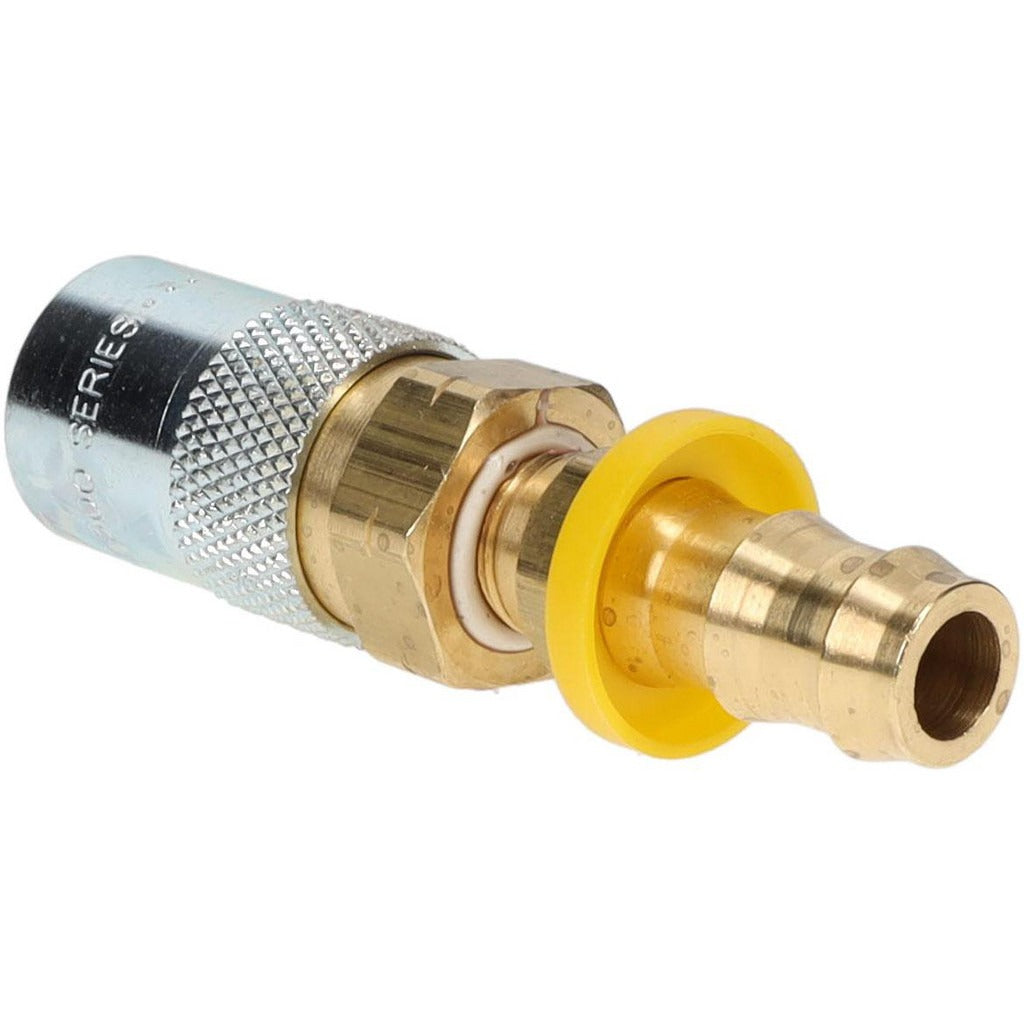PARKER Parker PC308V-BP Push-lok Hose Barb Straight Coupler Brass