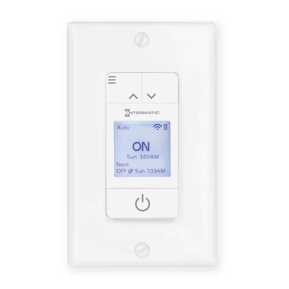INTERMATIC Intermatic STW700W Ascend Smart Wi‑Fi 15 Amp 7-Day In-Wall Timer (Pack 1)