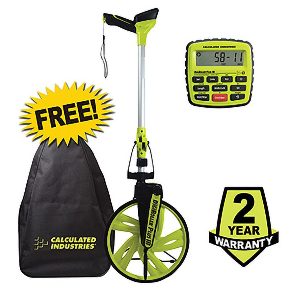 CALCULATED INDUSTRIES Calculated Industries 6575 Measuring Wheel 45 in Fluorescent Green