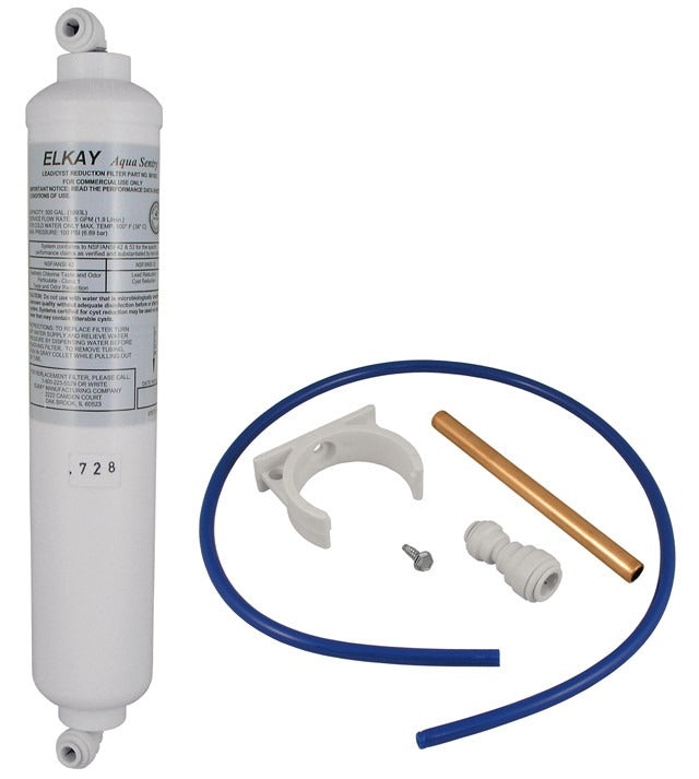 ELKAY Elkay LF2 Aqua Sentry Filter System Kit No Electrical Required (2 in x 2 in x 11.5 in) 56192C