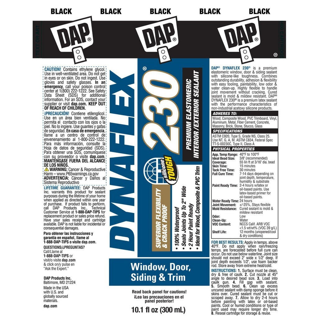 DAP Dap 7079818280 Dynaflex 230 10.1 oz (1 Pack)
