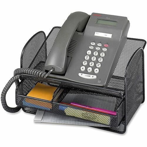 SAFCO Safco SAF2160BL Steel Mesh Telephone Stand