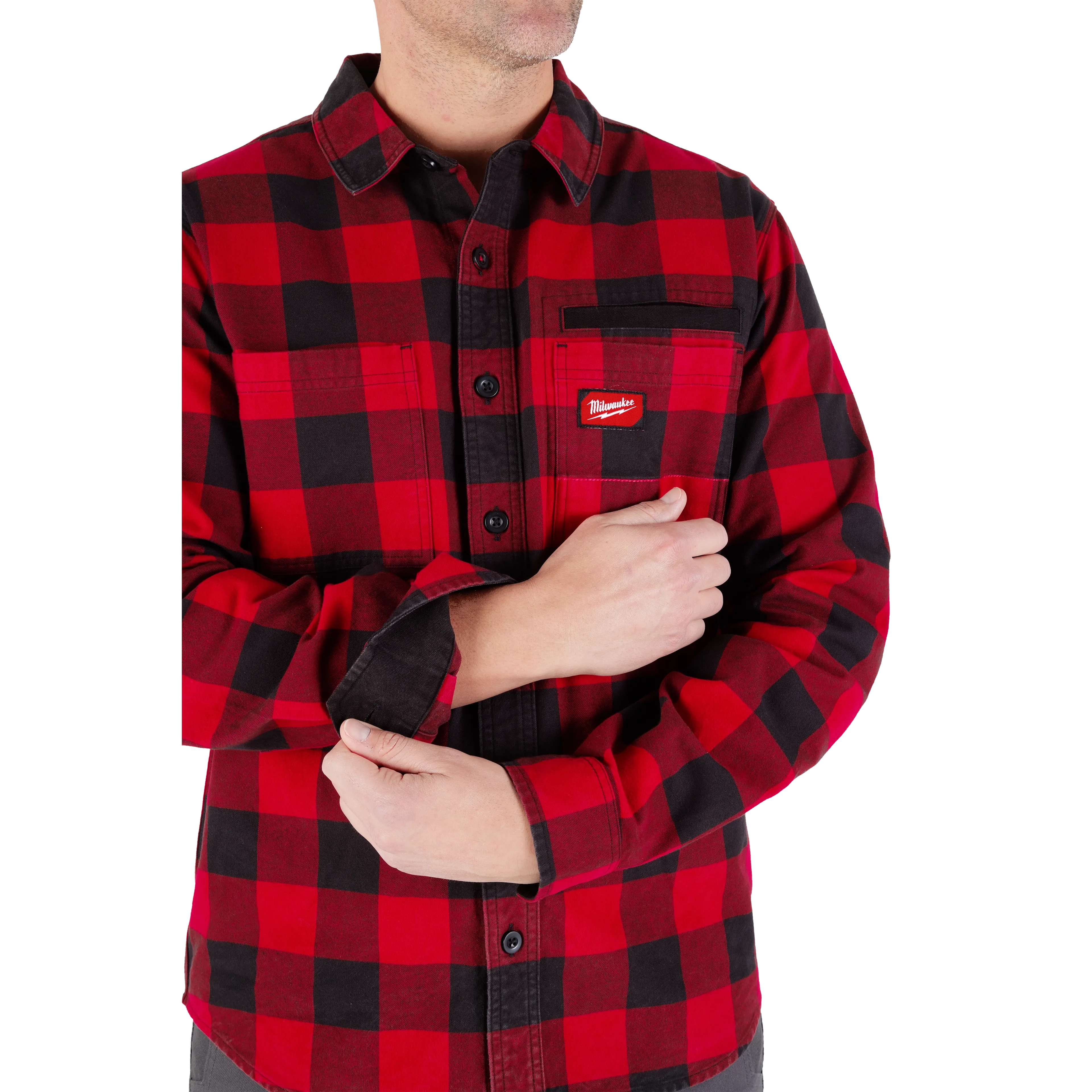 MILWAUKEE Milwaukee M551R-M Gridiron Flannel Shirt Medium (M) M551R-M