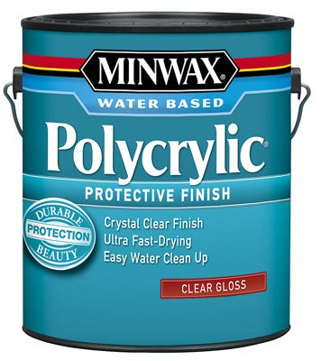 MINWAX Minwax 15555 Polycrylic Protective Finish Clear Gloss 1 Gallon
