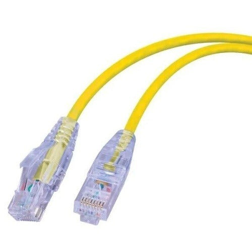 VANCO Vanco SCAT6-1YL Cat6 Slim Patch Cable 1 Foot Yellow