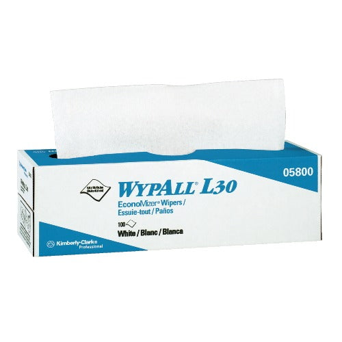 KIMBERLY-CLARK Kimberly-Clark KCC05816 Wypall L30 Wipers (16.4 x 9.8 inches / 120 per box) 05816