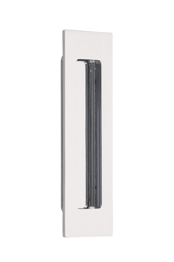 EMTEK Emtek 220306US26 Rectangular Flush Pull Polished Chrome