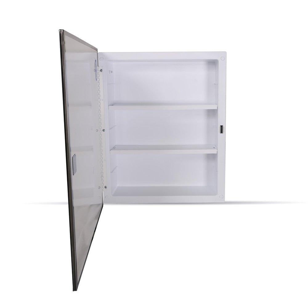 JENSEN JENSEN 401ADJ Recessed Mount Medicine Cabinet 20-1/8 inches Basic White