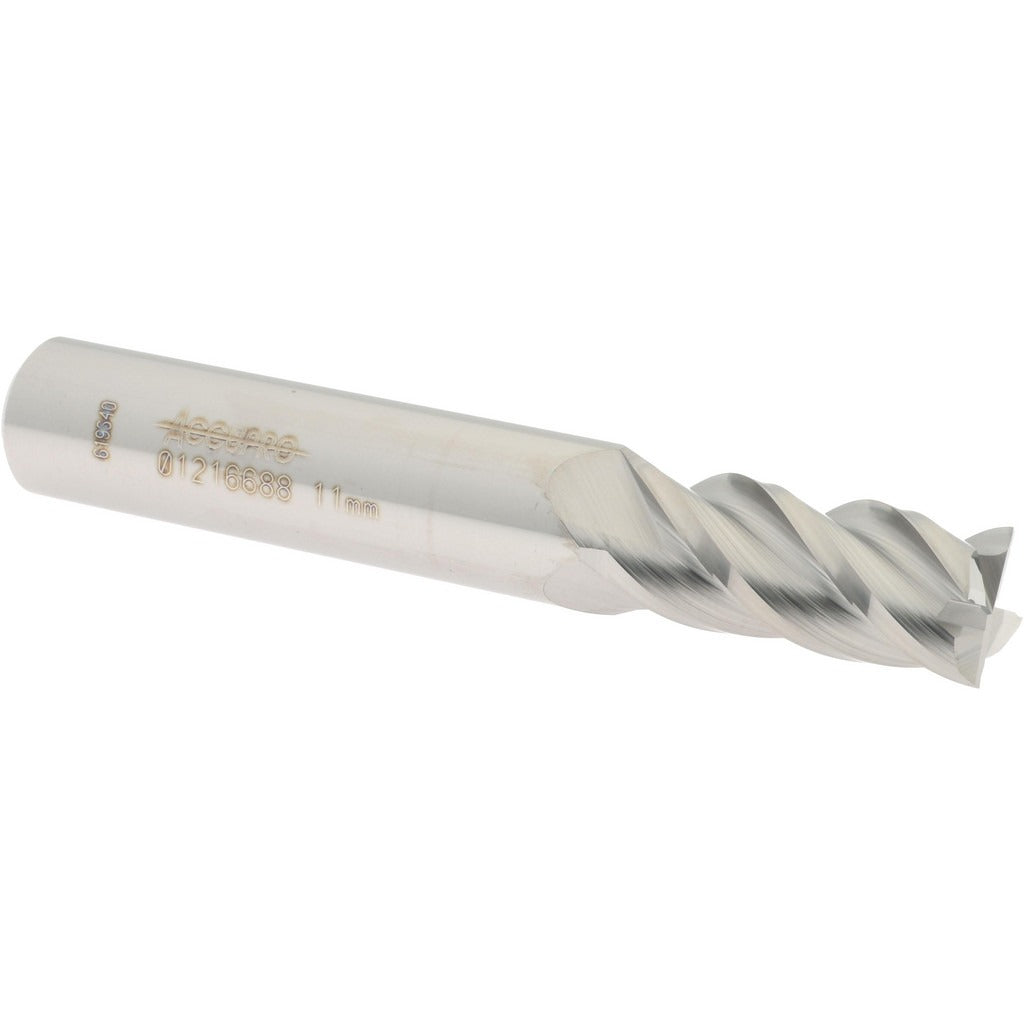 ACCUPRO Accupro 12182570 Square End Mill 0.4331 in 4 Flute Carbide