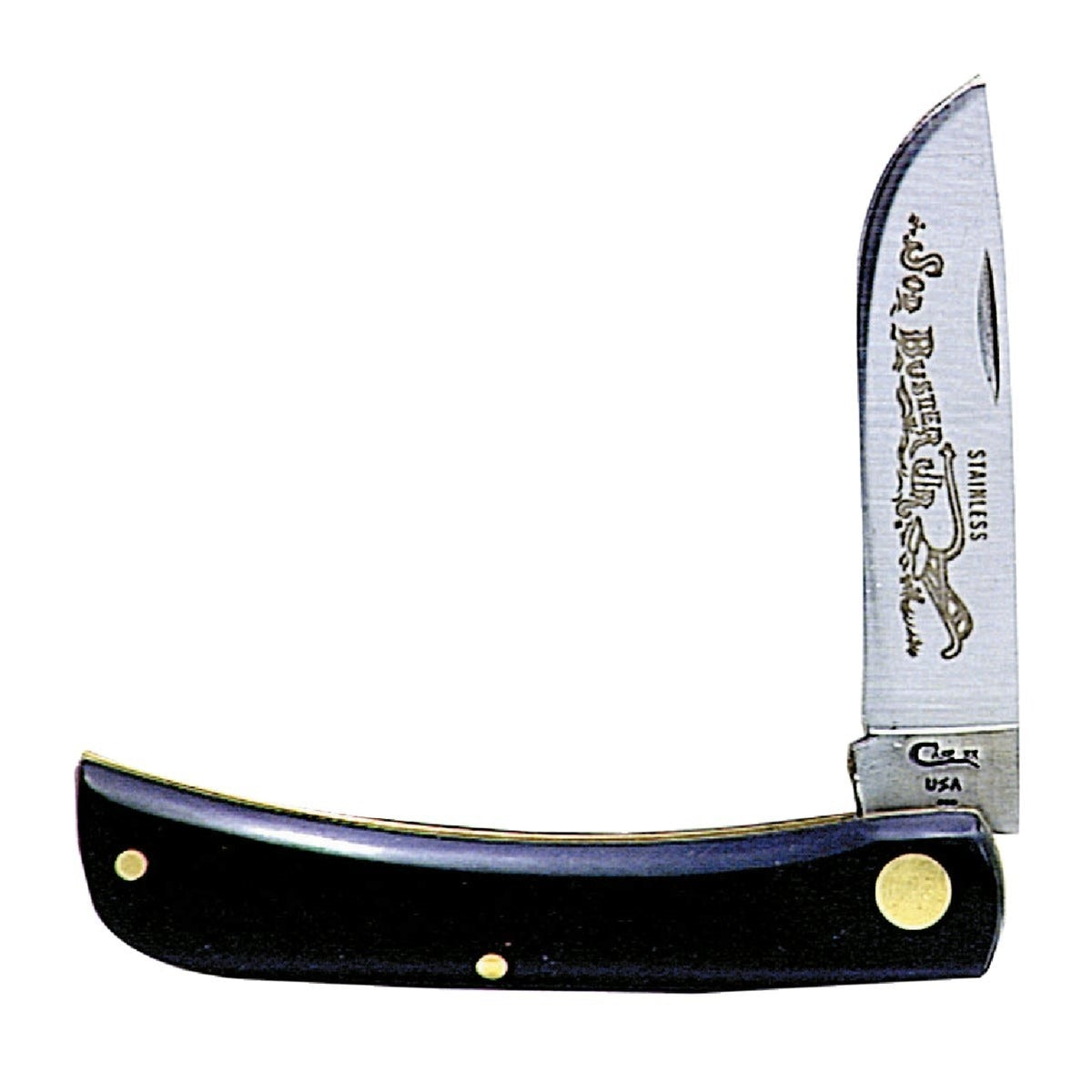 CASE CASE 095 Black Sod Buster Jr. Folding Knife