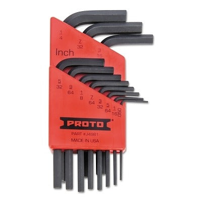 PROTO Proto J4981 Hex Key Set (11 pc)