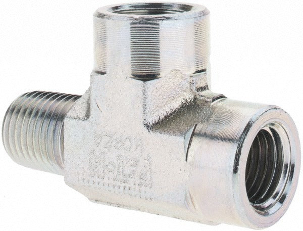 EATON Eaton 2092-4-4S Pipe Tee 1/4 Mnpt X Fnpt Stainless 7000 Psi