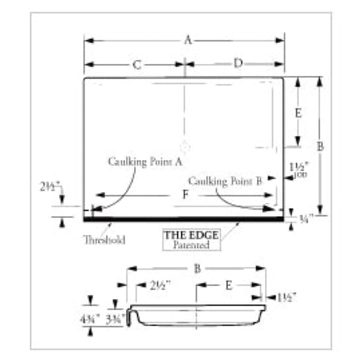FLORESTONE Florestone 4248F-WHT Shower Base (47-3/4 x 41-3/4 x 4-3/4 in) 4248F-WHT