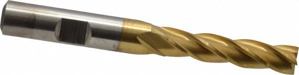 CLEVELAND CONTROLS Cleveland C33388 Square End Mill 5/16 in 4 Flute Hss Tin