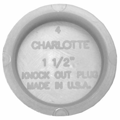 CHARLOTTE PIPE Charlotte Pipe Pvc 00131 0600HA 1-1/2 in Dwv Test Cap