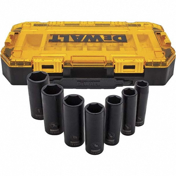 DEWALT Dewalt DWMT74736 Deep Impact Socket Set 7pc 1/2in Drive
