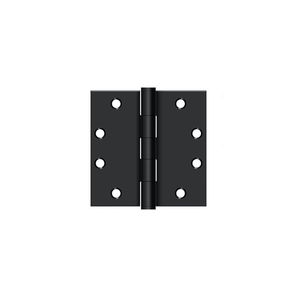 DELTANA Deltana S45U1B Square Hinge 4.5x4.5 in Heavy Duty Paint Black