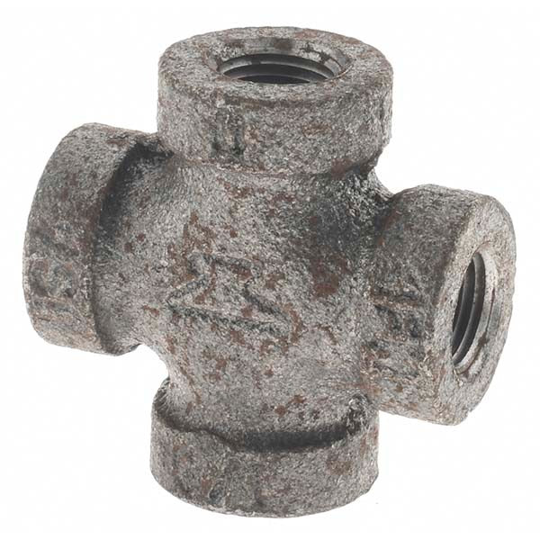 VALUE COLLECTION Value Collection 13259 Black Cross Fitting 1/8 Inch Class 150