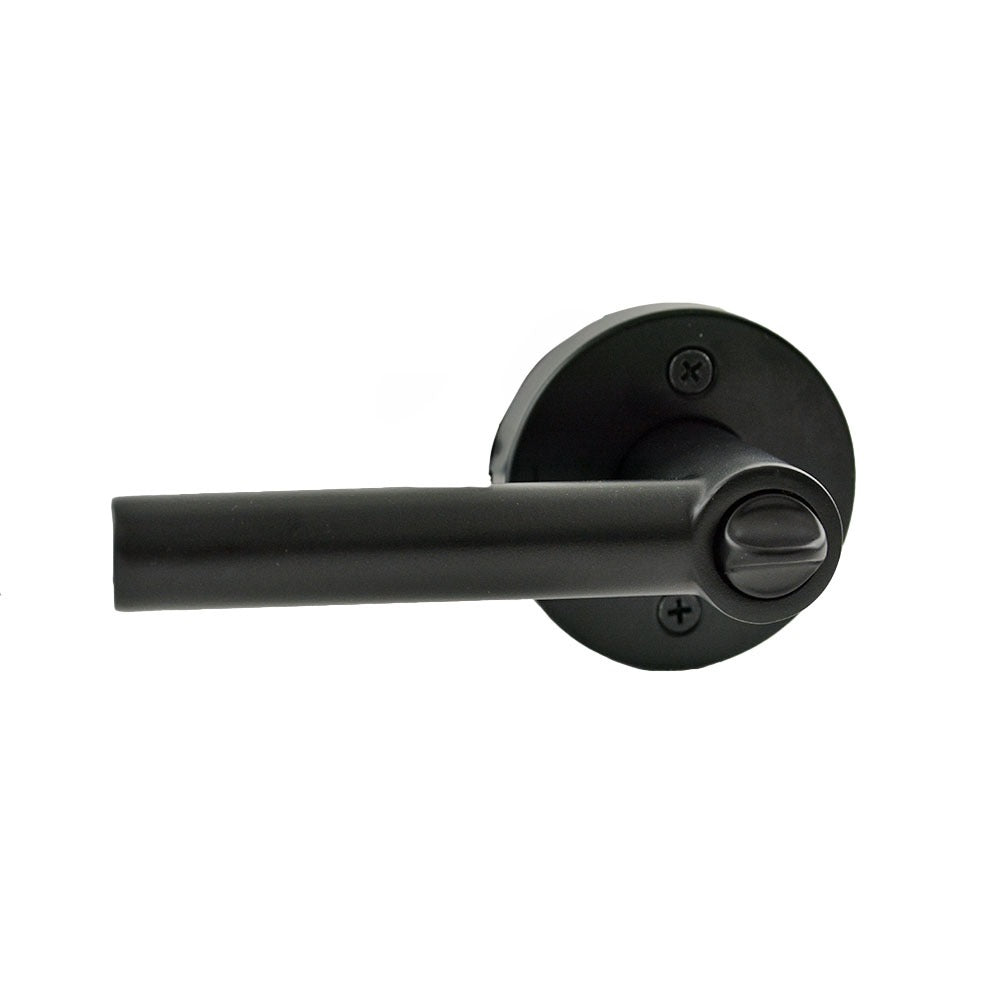 KWIKSET Kwikset 740MILRDT-514S Milan Lever Entry Lock Matte Black